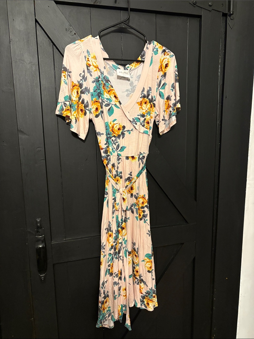 Ella Mara Women's Floral Pink Dress - L